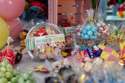 Candybar mit Süßigkeiten